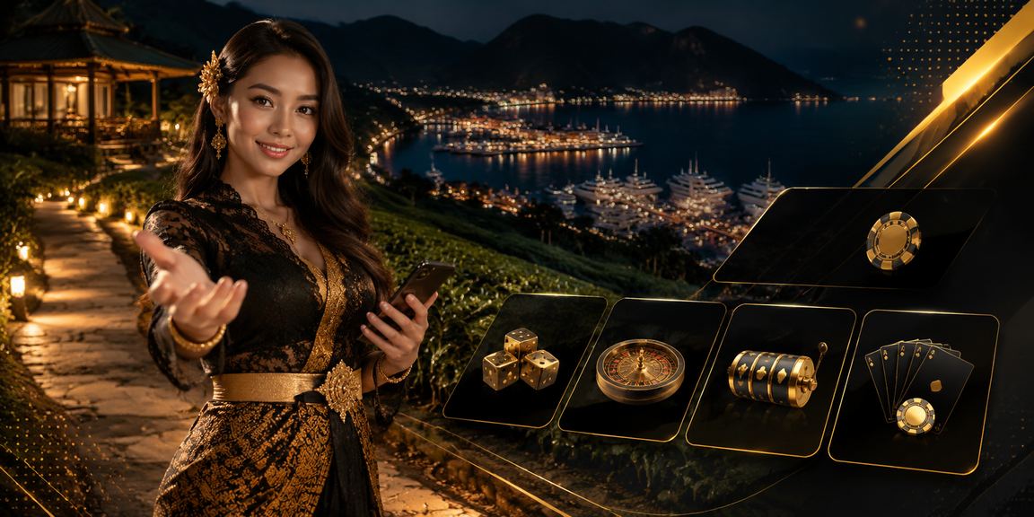Pengguna menikmati mobile casino di Langkawi